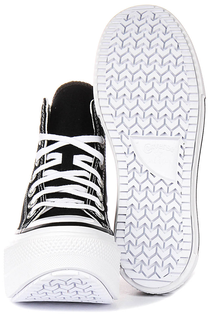 Converse All star Lift Double Stack A12975C In Black White