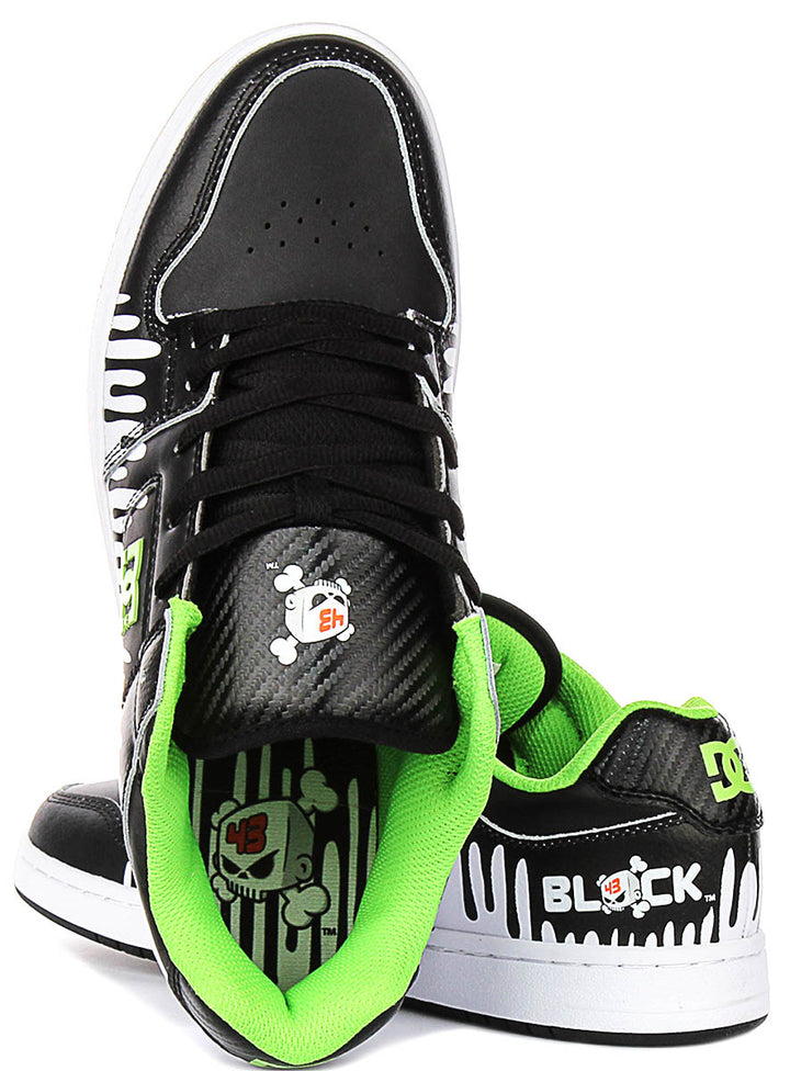 Dc Shoes 43I X Ken Block Manteca 4 In Black White For Men