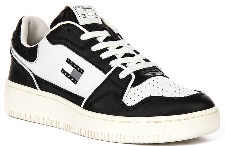 Tommy Jeans Retro Basket In Black White For Men