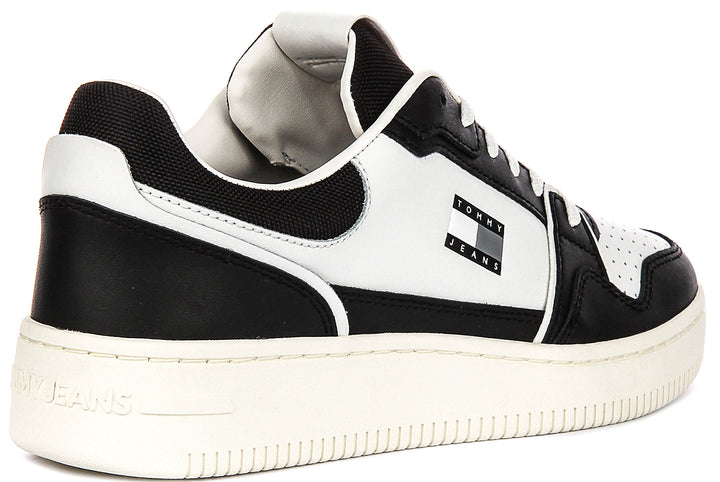 Tommy Jeans Retro Basket In Black White For Men