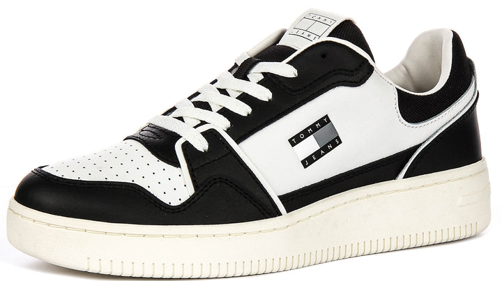 Tommy Jeans Retro Basket In Black White For Men