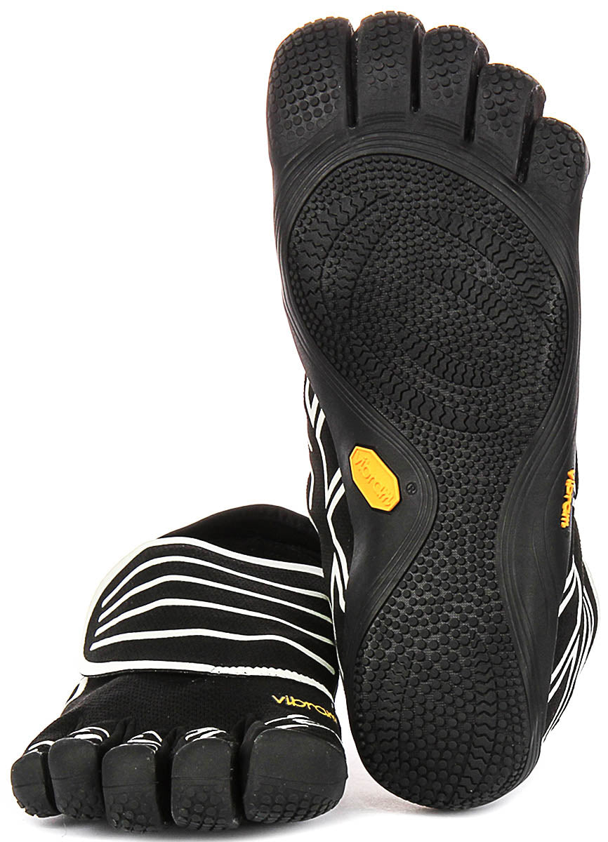 Vibram Five Fingers Groundsplay In Black White For Women