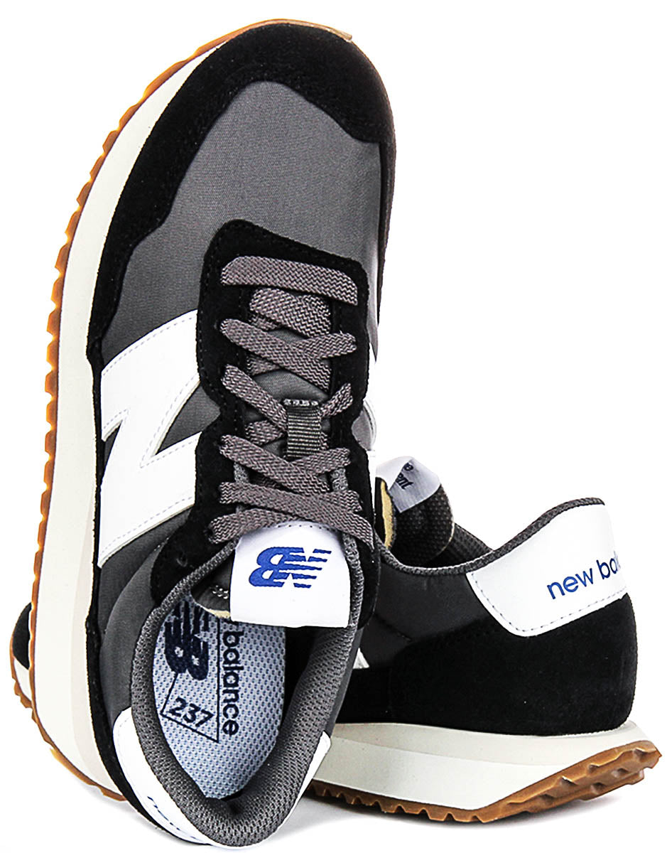 New Balance MS237GA In Black White For Mens