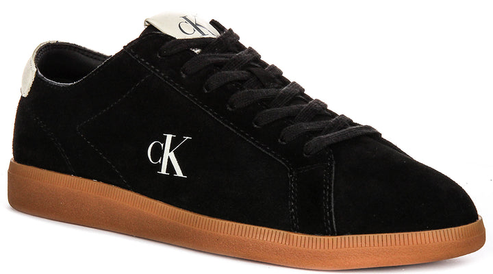 Calvin Klein Low Profile Cupsole Sneaker In Black White For Men