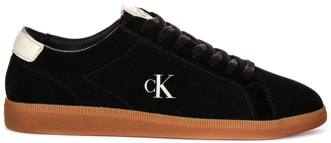 Calvin Klein Low Profile Cupsole Sneaker In Black White For Men