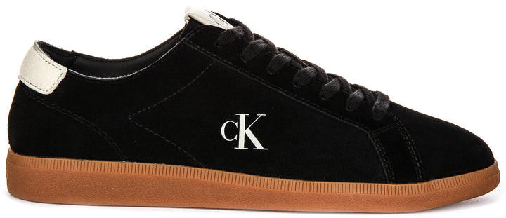 Calvin Klein Low Profile Cupsole Sneaker In Black White For Men
