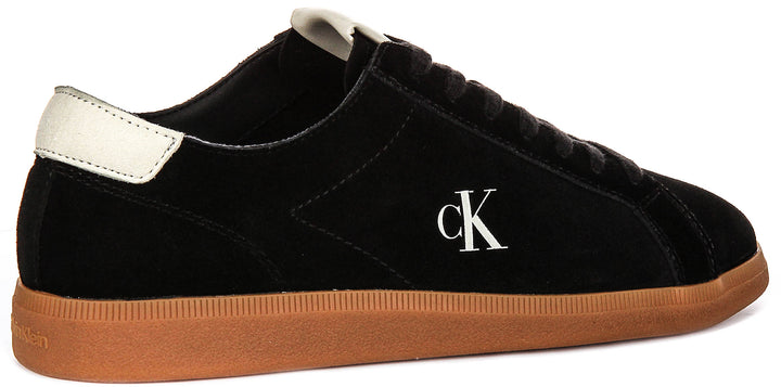 Calvin Klein Low Profile Cupsole Sneaker In Black White For Men