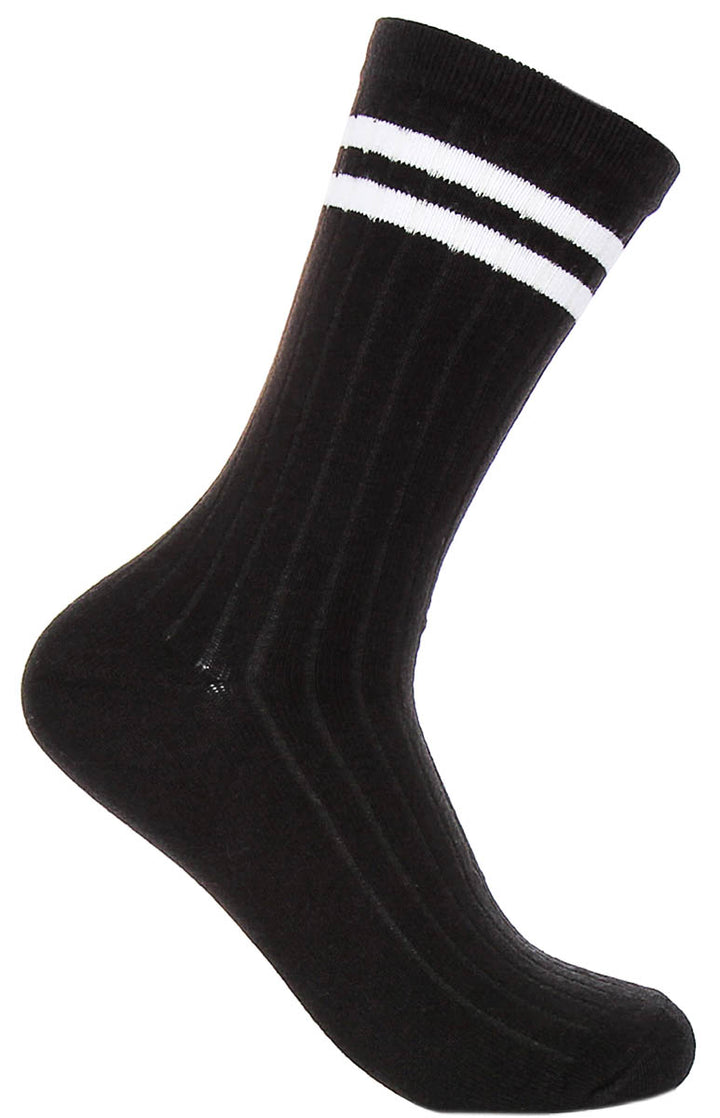 Justinreess England 2P Stripe M In Black White For Men
