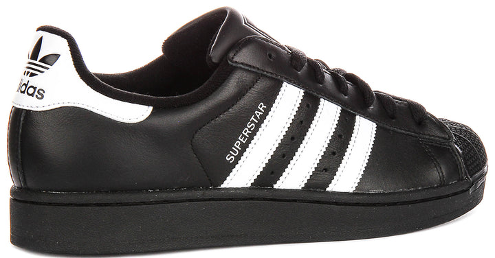 Adidas Superstar II In Black White