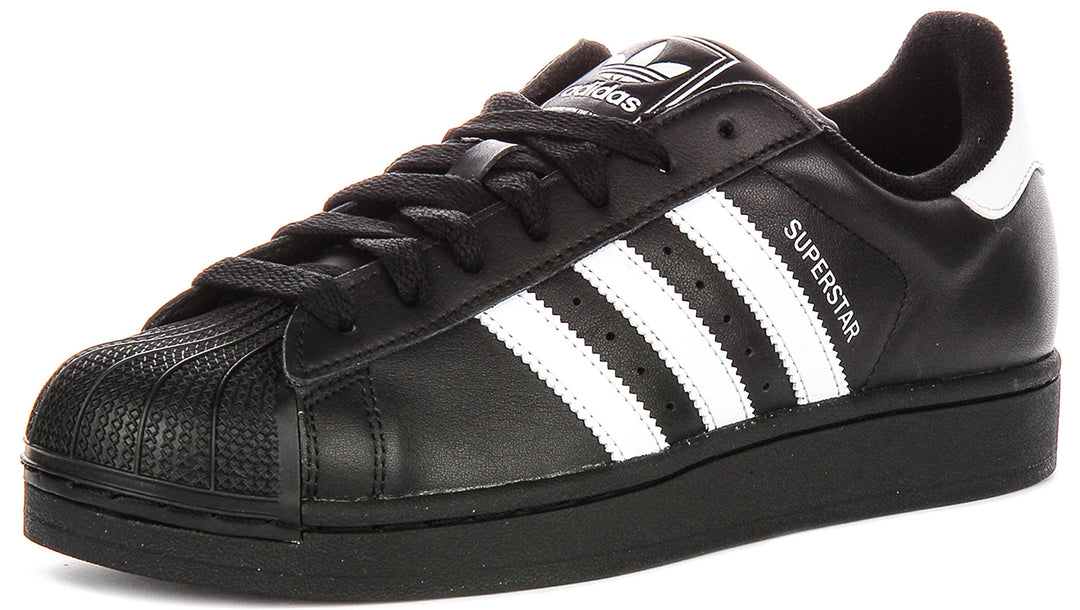 Adidas Superstar II In Black White