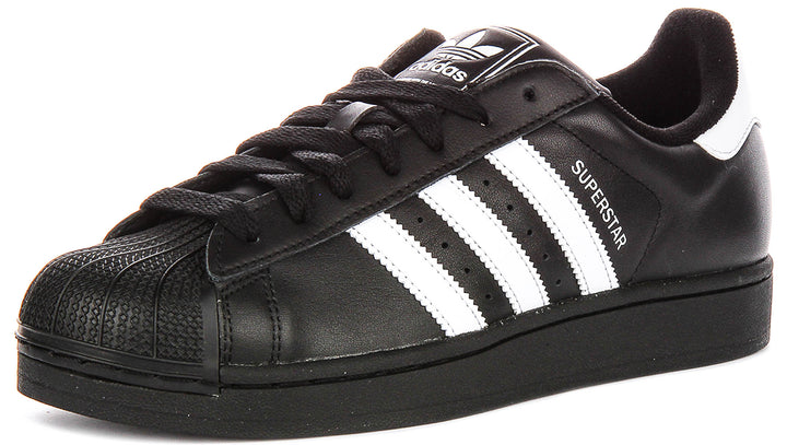 Adidas Superstar II In Black White