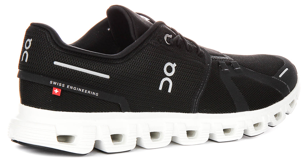 On Running Cloud 6 In Black White For Men