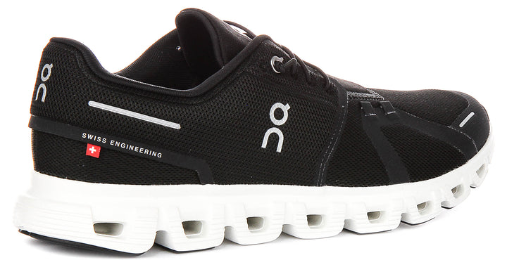 On Running Cloud 6 In Black White For Men