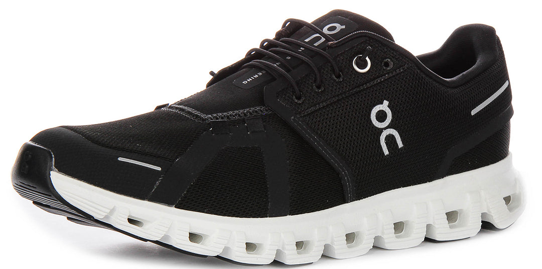 On Running Cloud 6 In Black White For Men