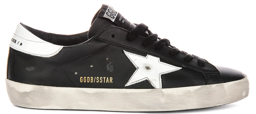 Golden Goose Super-star In Black White For Men