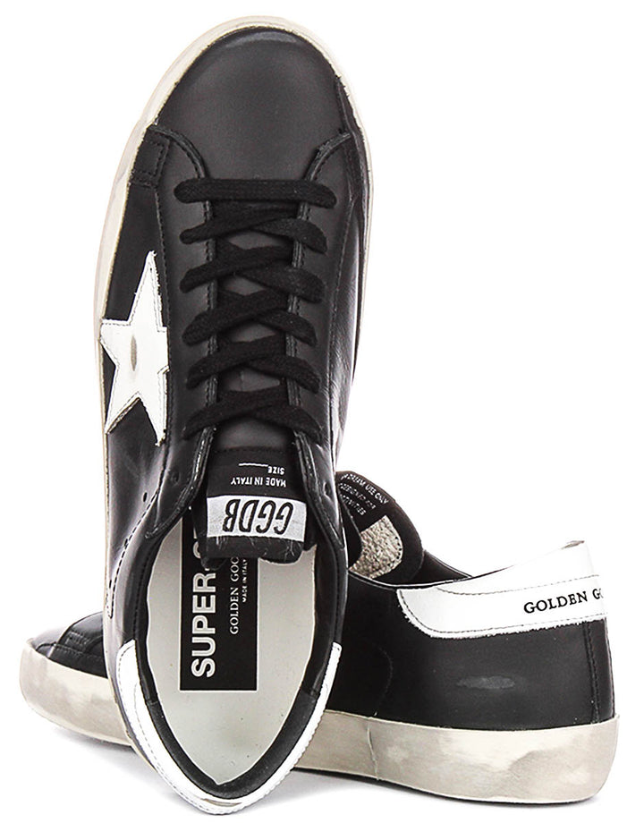 Golden Goose Super-star In Black White For Men