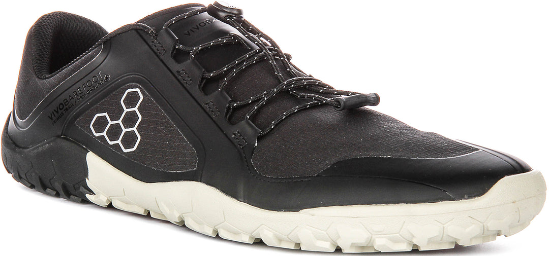 Vivobarefoot Primus Trail 3 In Black White For Men