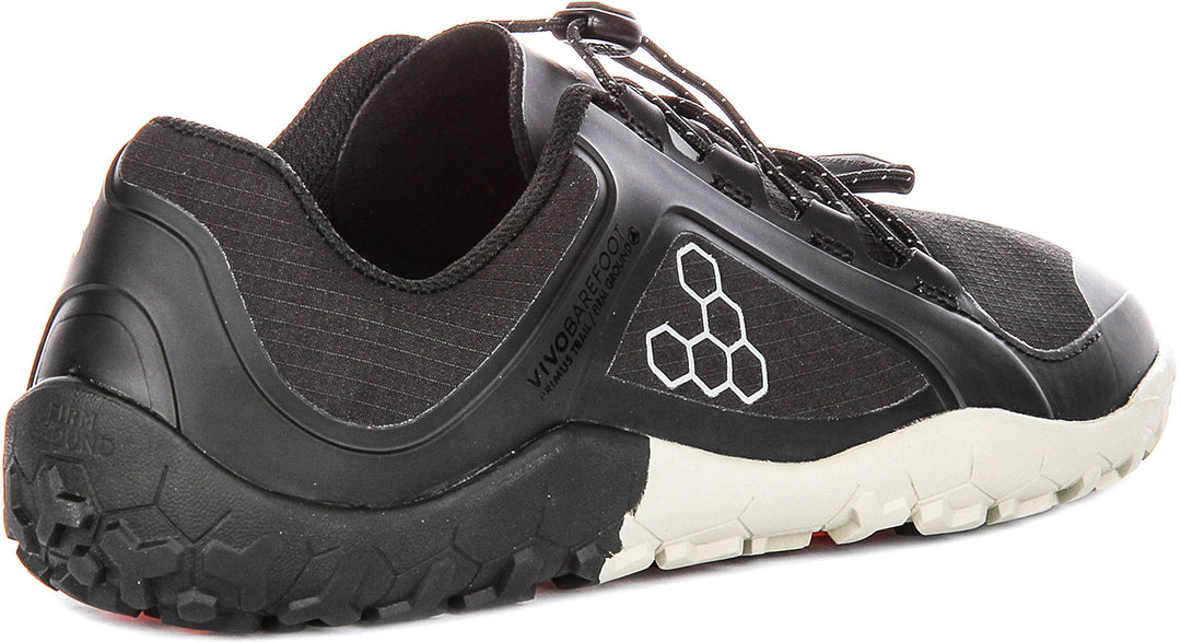 Vivobarefoot Primus Trail 3 In Black White For Men