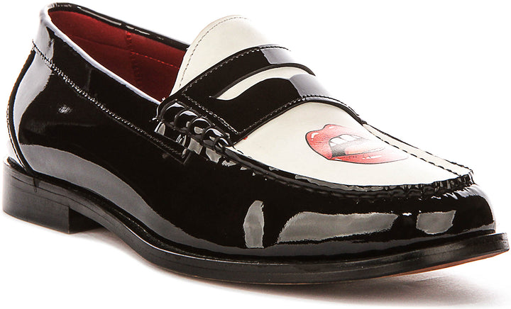 Justinreess England Joseph Tongue In Black White For Men