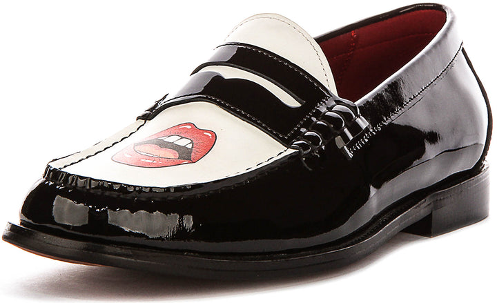 Justinreess England Joseph Tongue In Black White For Men