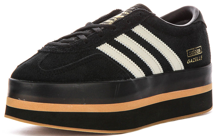 Adidas Gazelle Stack W In Black White For Women