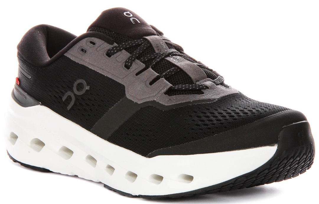 On Running Cloudrunner 3 In Black White For Men