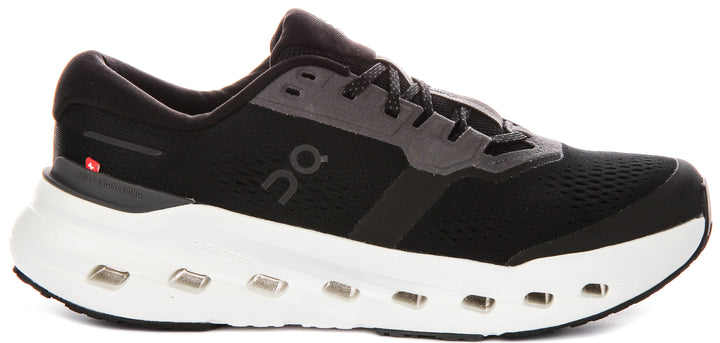 On Running Cloudrunner 3 In Black White For Men