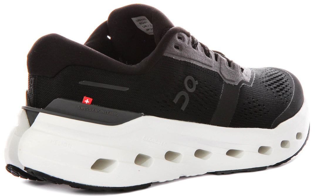 On Running Cloudrunner 3 In Black White For Men