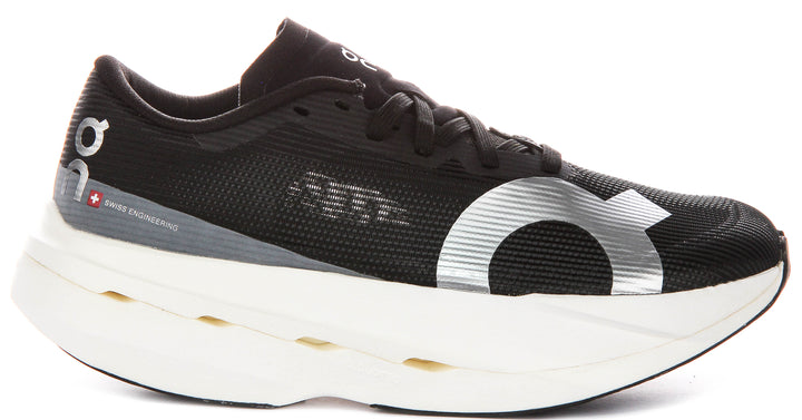 On Running Cloudboom Volt In Black White For Women
