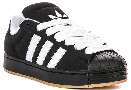 Adidas Superstar St J In Black White For Youth