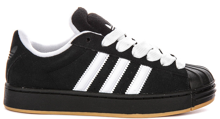 Adidas Superstar St J In Black White For Youth