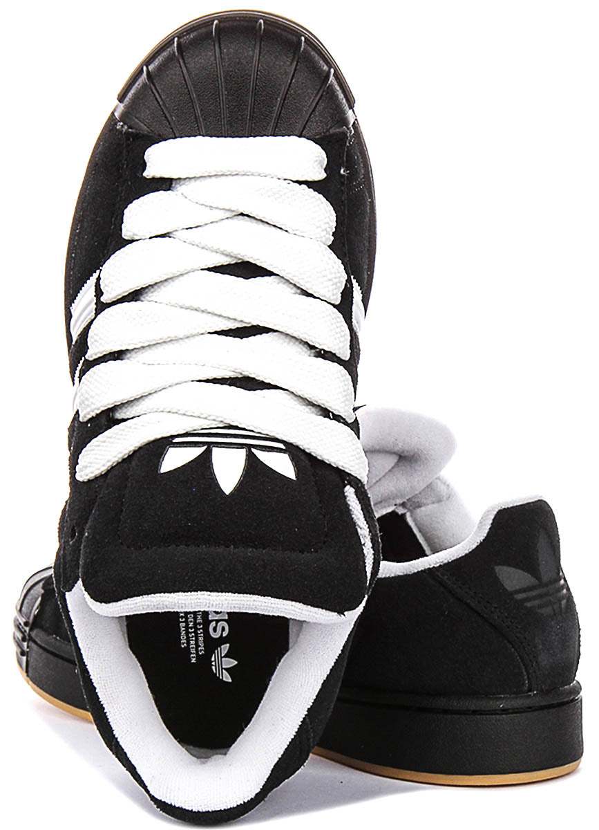 Adidas Superstar St J In Black White For Youth