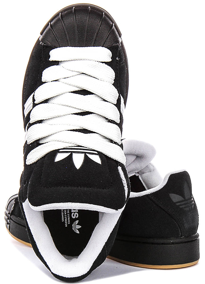 Adidas Superstar St J In Black White For Youth