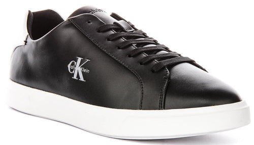 Calvin Klein Low Profile Cupsole Sneaker In Black White For Men