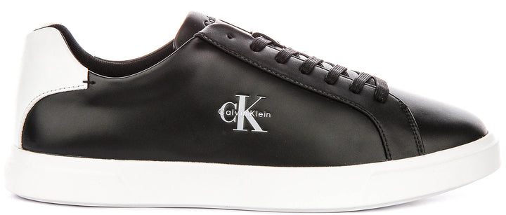 Calvin Klein Low Profile Cupsole Sneaker In Black White For Men