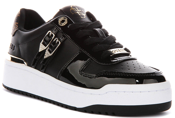 Guess Maggnet In Black White For Women Sneaker