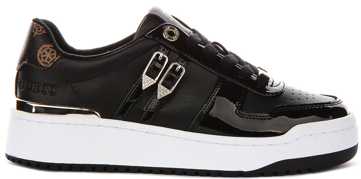 Guess Maggnet In Black White For Women Sneaker
