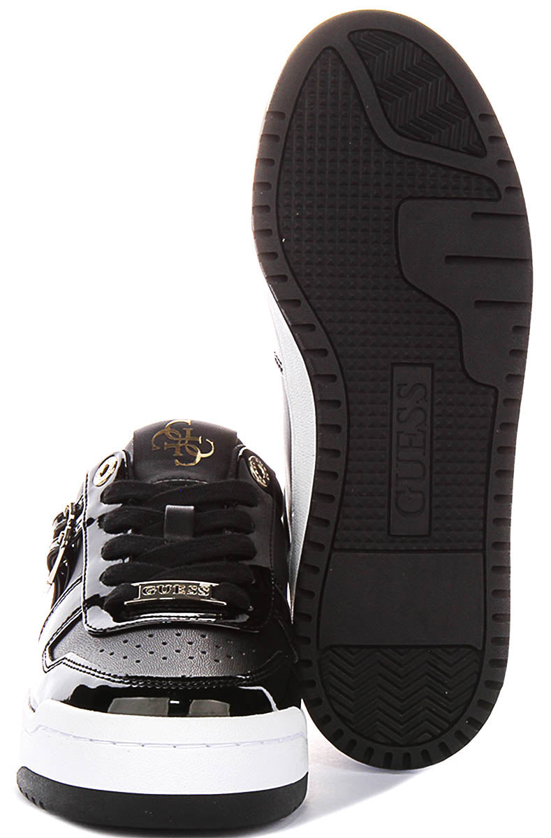Guess Maggnet In Black White For Women Sneaker