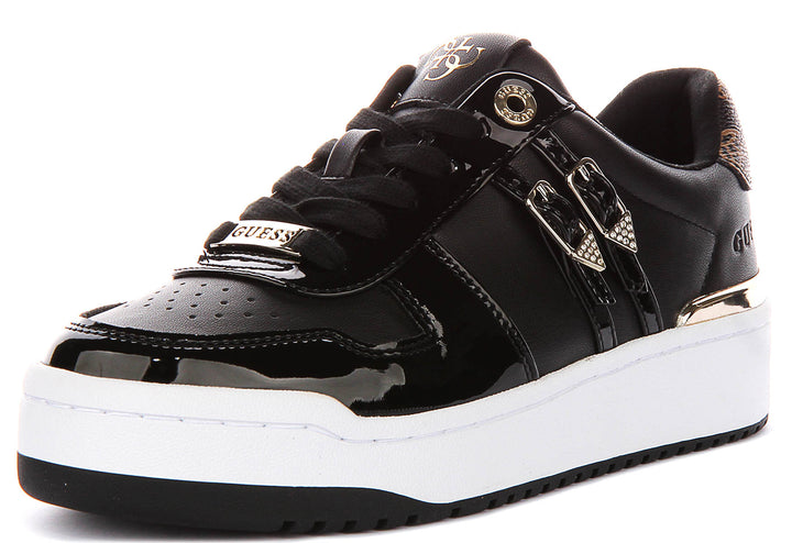 Guess Maggnet In Black White For Women Sneaker
