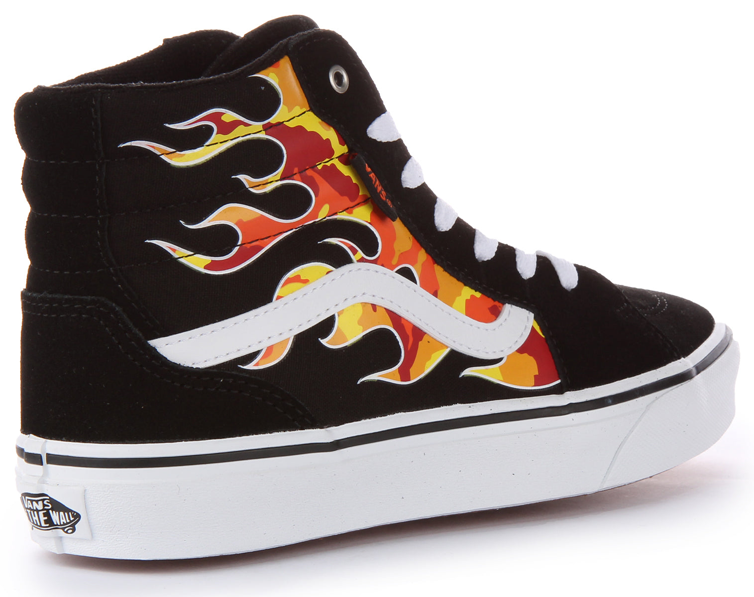 Vans flames store high