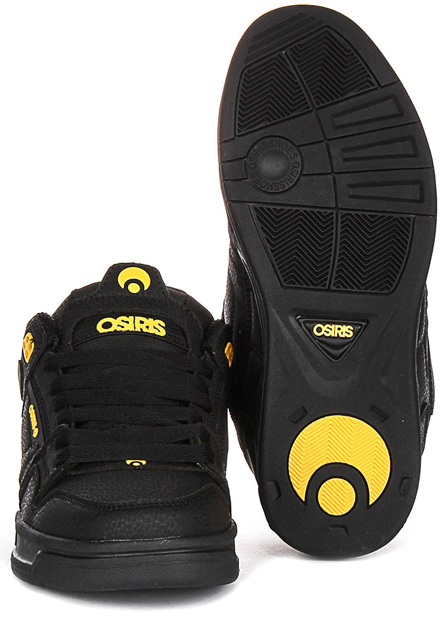 Osiris Peril In Black Yellow For Men