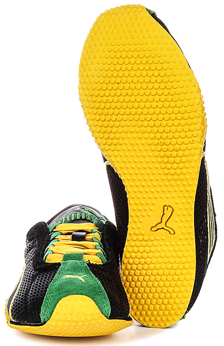 Puma H Street In Black Yellow Sneakers