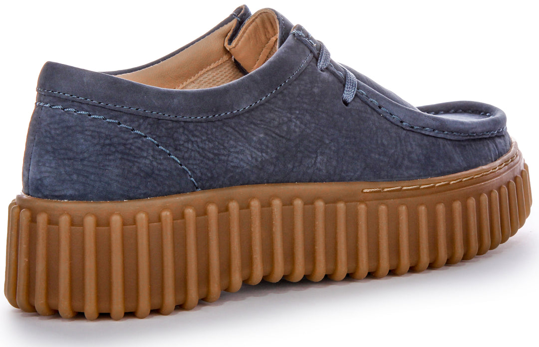 Clarks Torhill Beeswax In Blue For Women