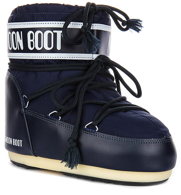 Moon Boot Icon Low Nylon In Blue For Women