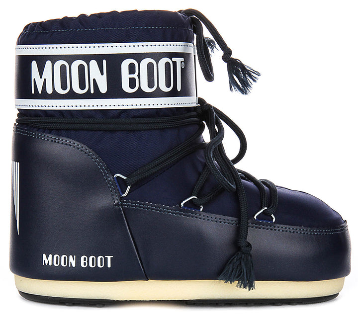 Moon Boot Icon Low Nylon In Blue For Women