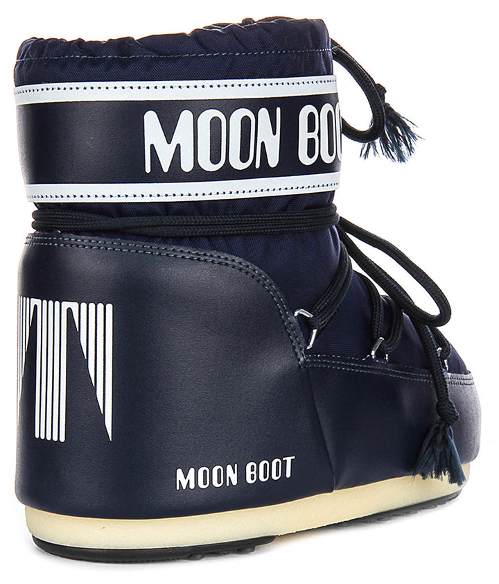 Moon Boot Icon Low Nylon In Blue For Women