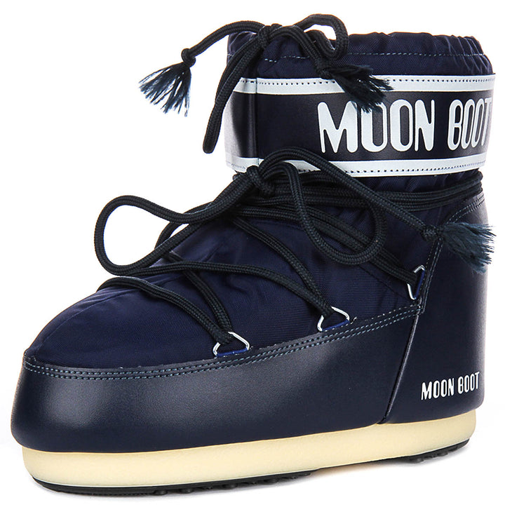 Moon Boot Icon Low Nylon In Blue For Women