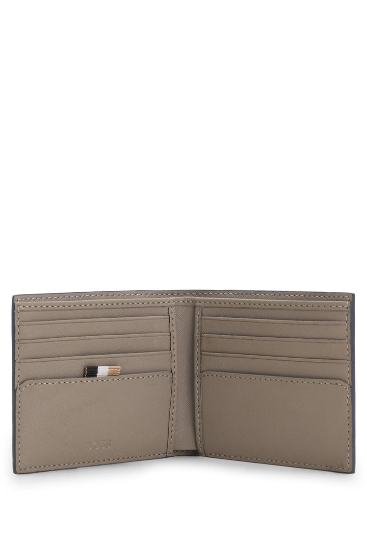 Boss Zair N 8 Card Holder Wallet In Blue For Men