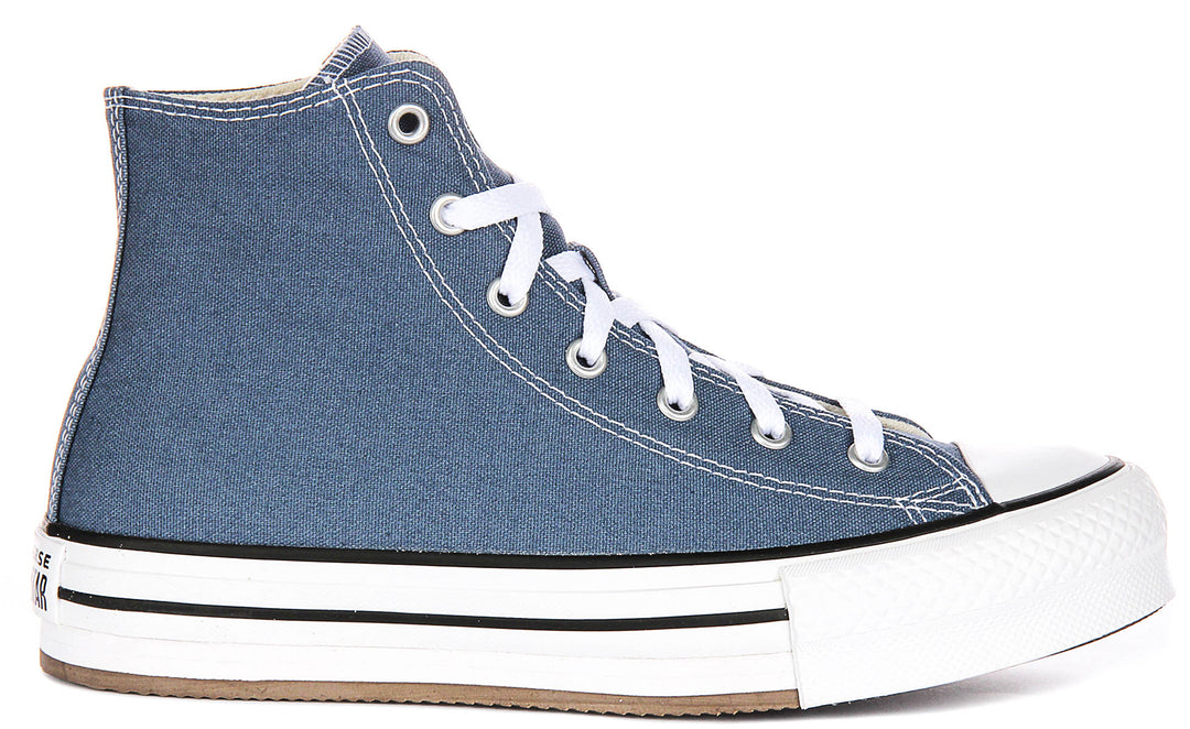 Converse All Star Hi A10781C In Blue For Junior