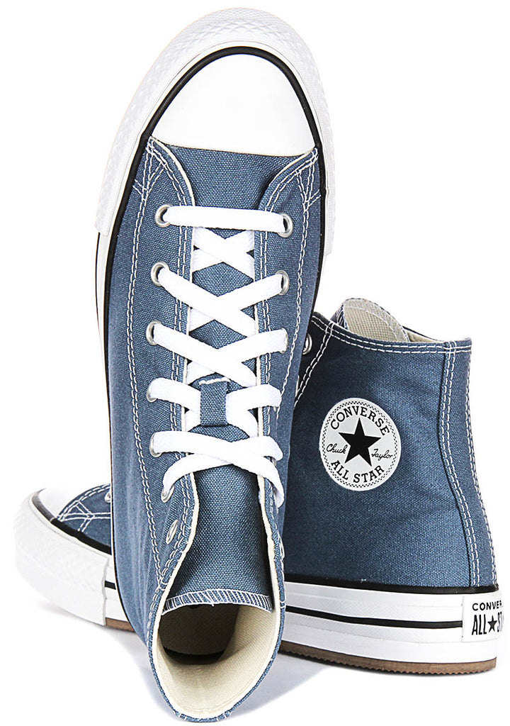 Converse All Star Hi A10781C In Blue For Junior